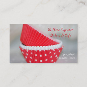 Cupcake Liners Bakery Business Card