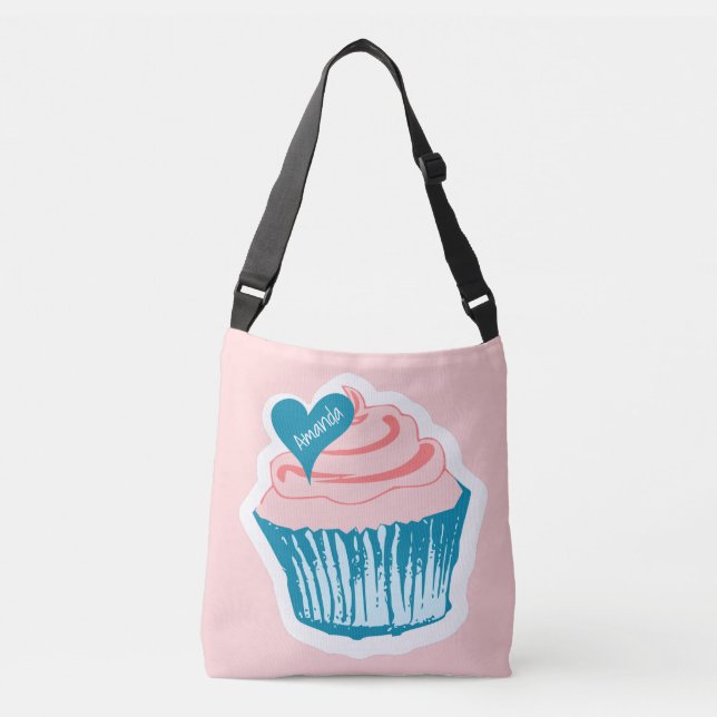 Cupcake Love custom monogram bags (Front)