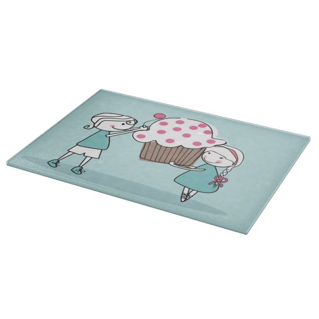 Cupcake Love Cutting Board (Corner)