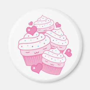 cupcake love magnet