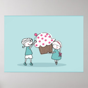 Cupcake Love Poster