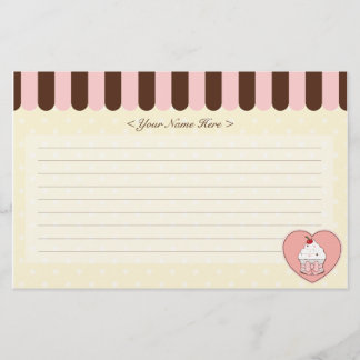 Cupcake Love Stationery