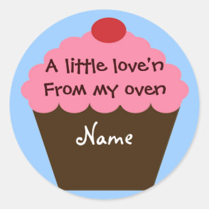 Cupcake Love Sticker