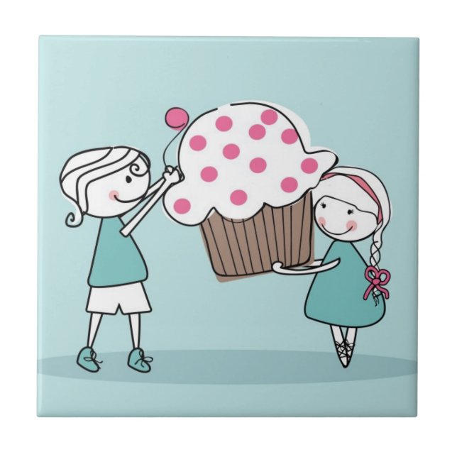 Cupcake Love Tile (Front)