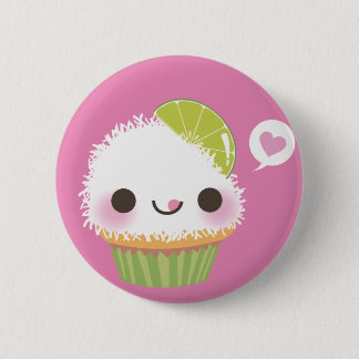 Cupcake Mania! Coconut! 2 Inch Round Button
