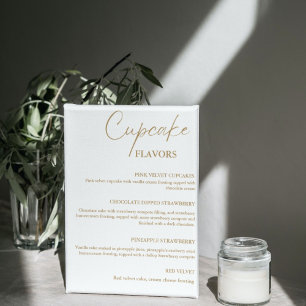 Cupcake mariage moderne signe dessert