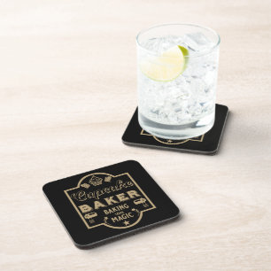 Cupcake Master Baker Coaster