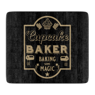 Cupcake Master Baker Cutting Board