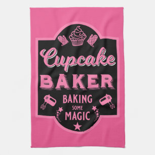 Cupcake Master Baker Kitchen Towel