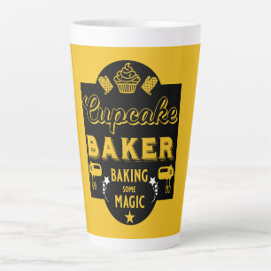 Cupcake Master Baker Latte Mug