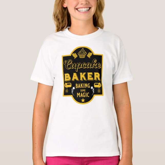 Cupcake Master Baker T-Shirt (Front)
