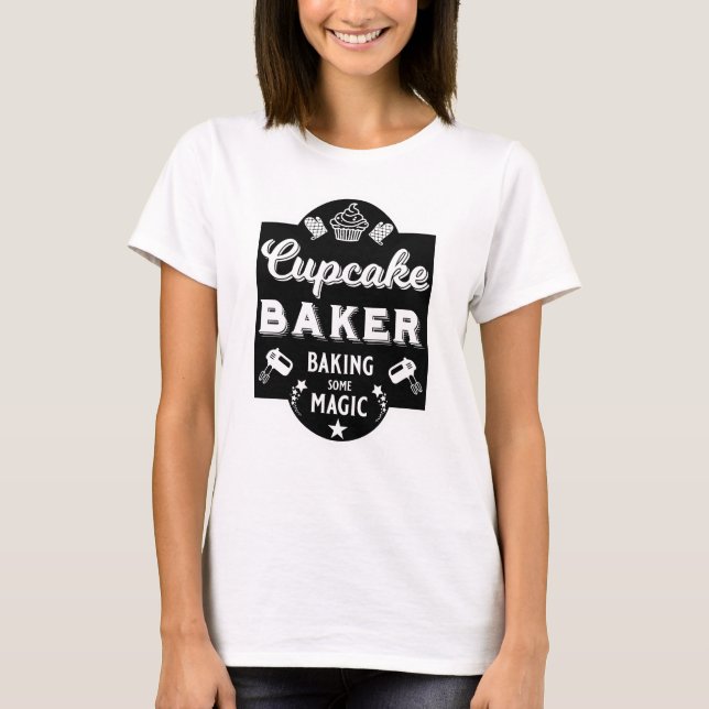 Cupcake Master Baker T-Shirt (Front)