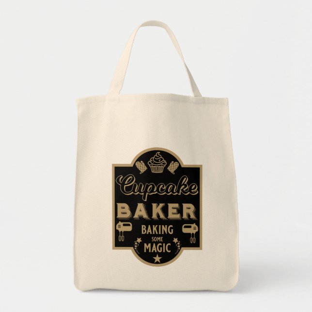 Cupcake Master Baker Tote Bag (Front)