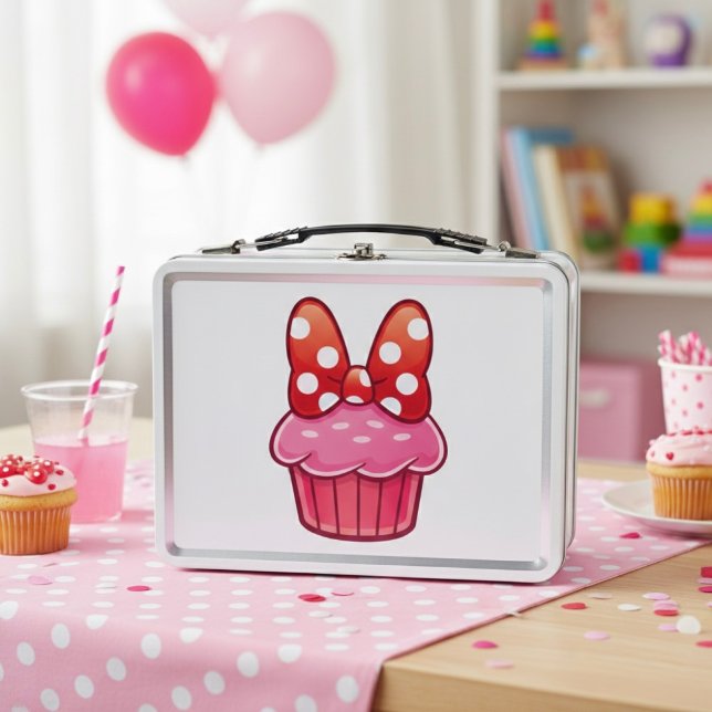 Cupcake Metal Lunch Box (Creator Uploaded)