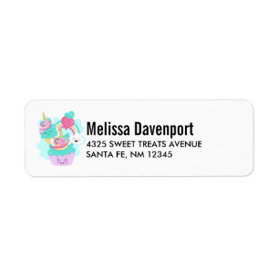 Cupcake mignonne et crème glacée joyeuse