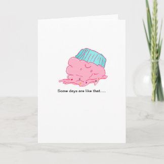 Cupcake Obtenez du bien / carte d'encouragement