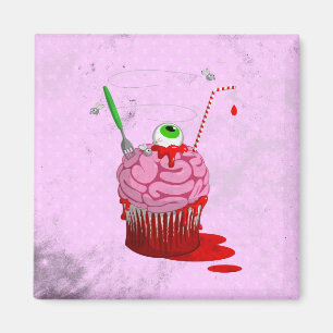 Cupcake Of The Dead Magnet