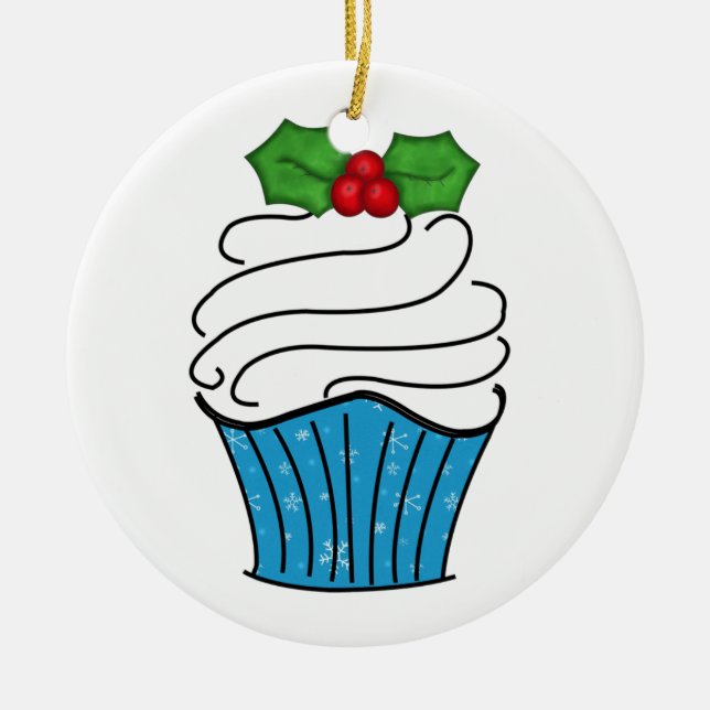 Cupcake Ornament (Front)
