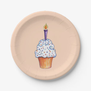 Cupcake Paper Plate