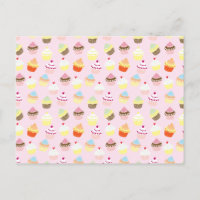 Cupcake Party Postcard