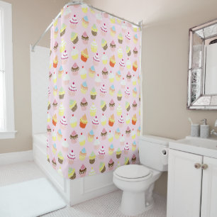 Cupcake Party Shower Curtain