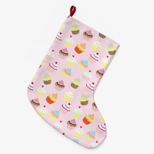 Cupcake Party Stocking