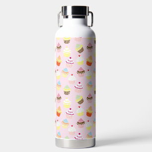 Cupcake Party Water Bottle