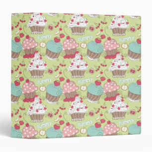 Cupcake pattern binder