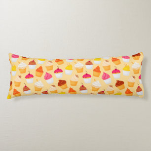 Cupcake Pattern Body Pillow