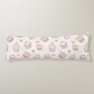 Cupcake Pattern Body Pillow