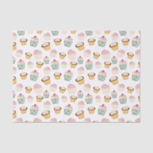 Cupcake Pattern Tissue Paper