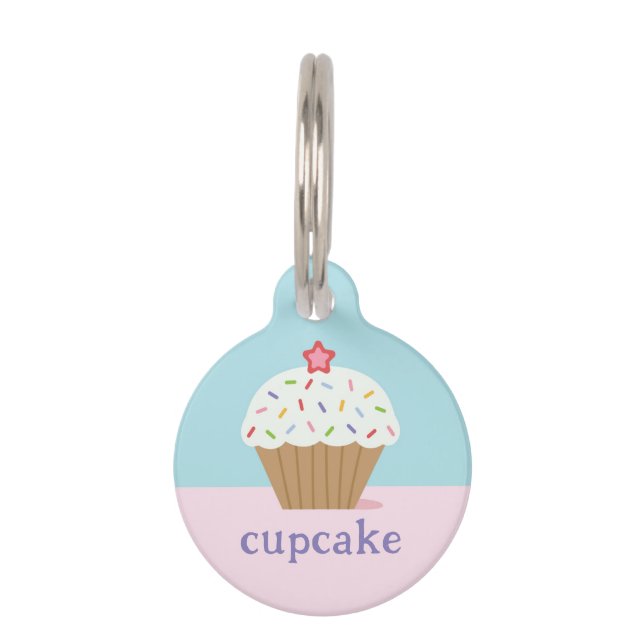 Cupcake Pet Tag (Front)