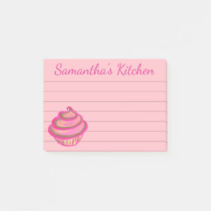 Cupcake Post It Notes Gift