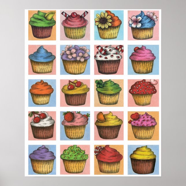 Cupcake Poster (Medium Scale) (Front)