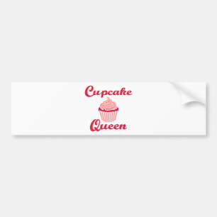Cupcake Queen Bumper Sticker