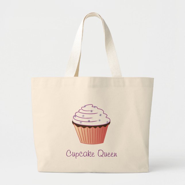 Cupcake Queen Jumbo Tote (Front)