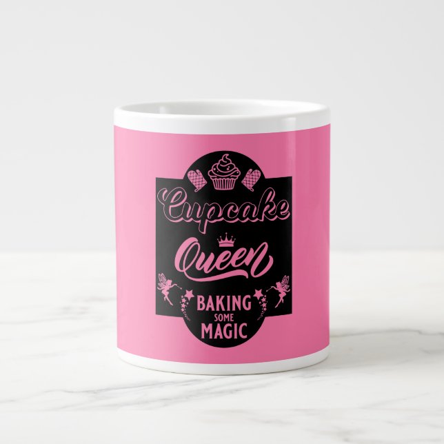 Cupcake Queen Large Coffee Mug (Front)