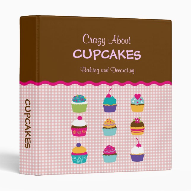 Cupcake Recipe Binder (Front/Spine)