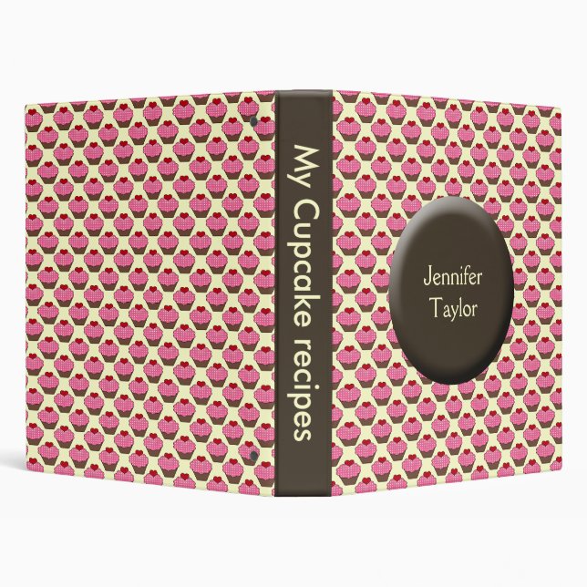 cupcake Recipe binder (Background)