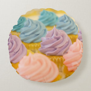 Cupcake Round Pillow