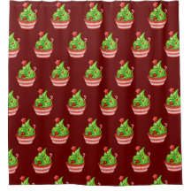 Cupcake Shower Curtain