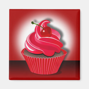 "Cupcake Spotlight" by Cheryl Daniels Magnet