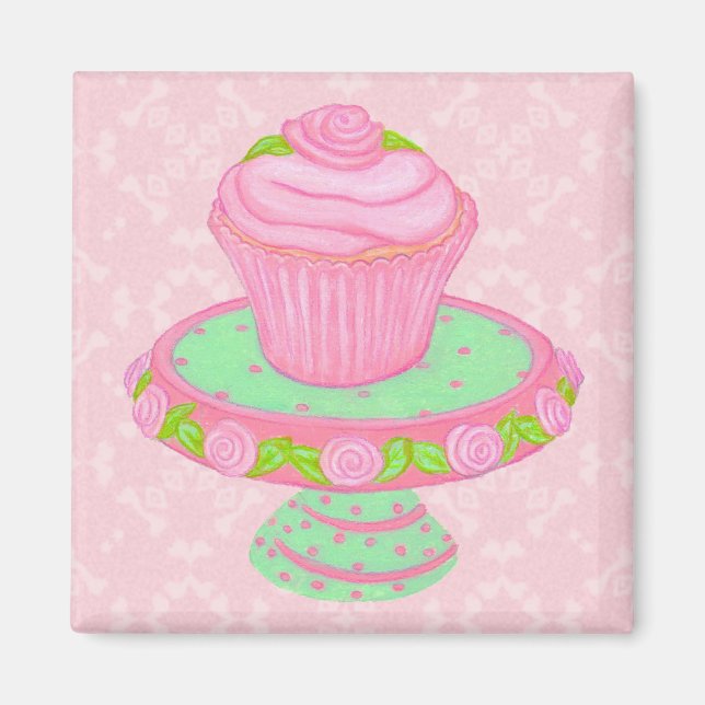 Cupcake Stand Magnet (Front)