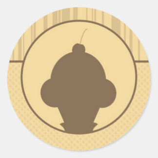 Cupcake sticker