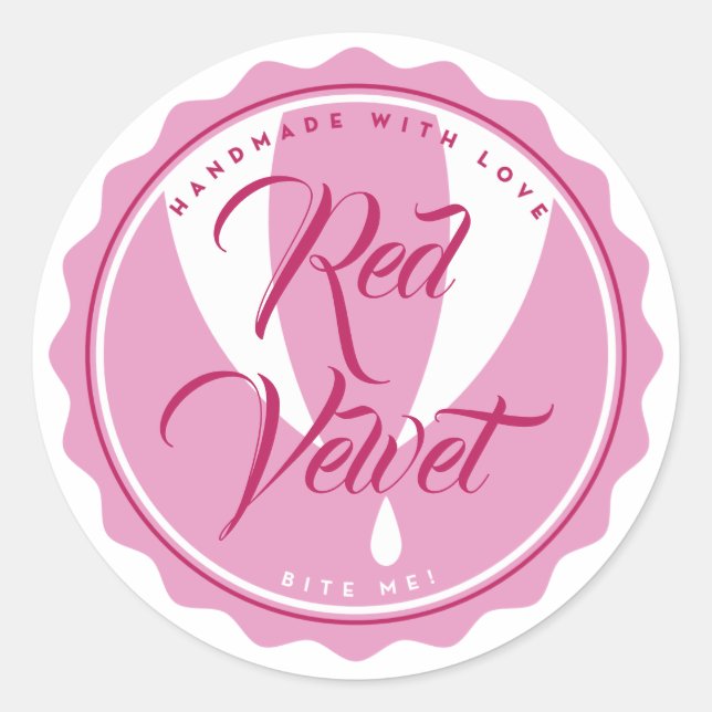 Cupcake stickers étiquettes personnalisés (Devant)