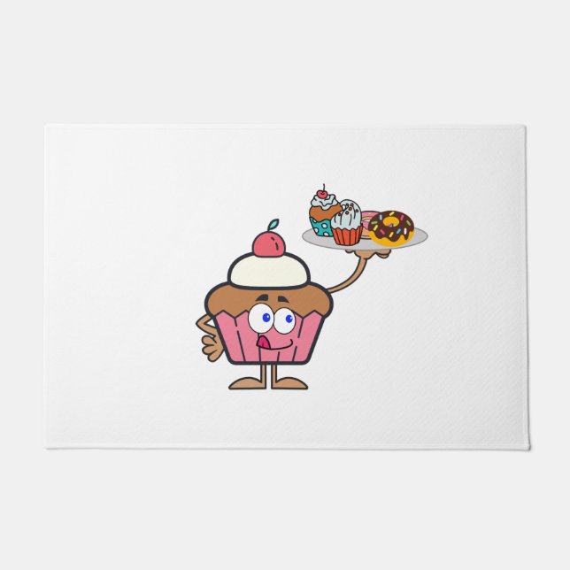 Cupcake Sweets Your Day Doormat (Front)