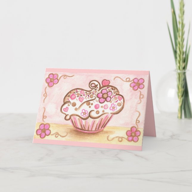 Cupcake Thank you Card (Front)
