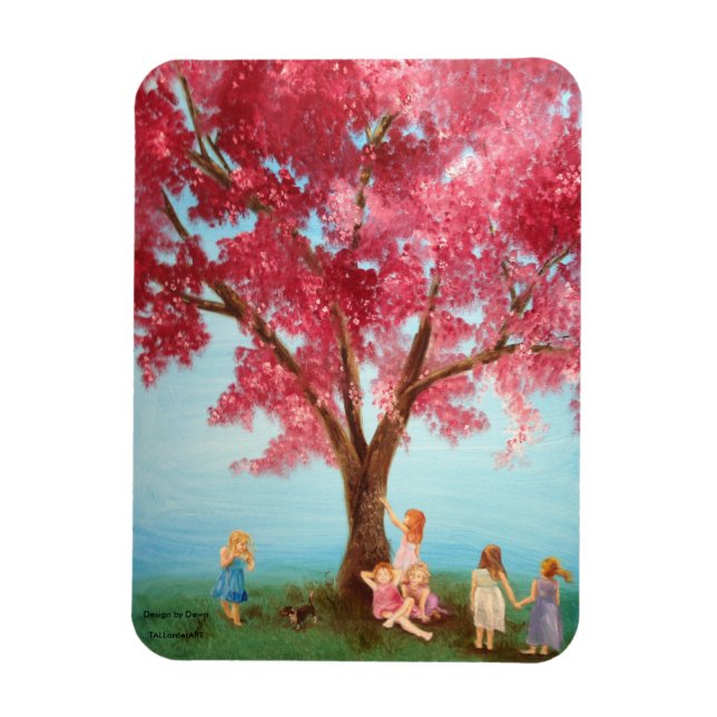 "cupcake tree" magnet (Vertical)