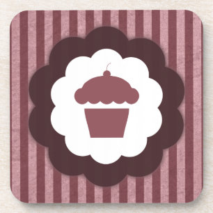 cupcake vintage coaster