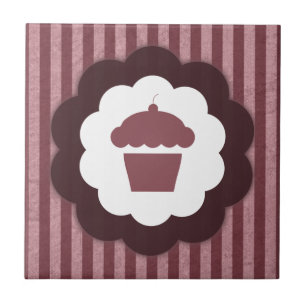 cupcake vintage tile